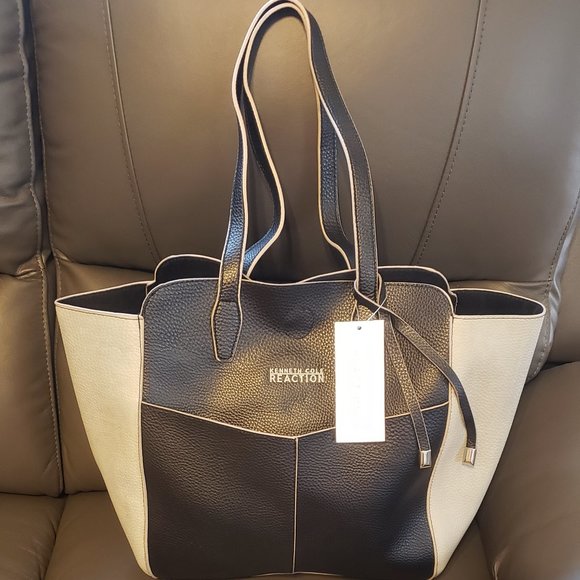 Kenneth Cole Reaction Handbags - NWT Kenneth Cole Tote Bag Two Tone